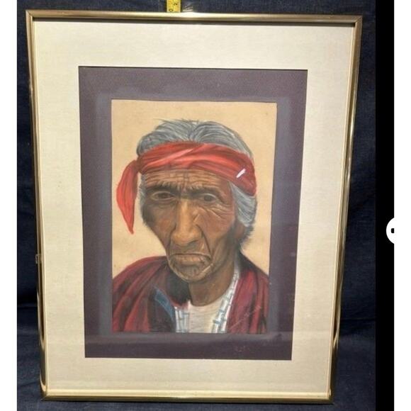 Water Color Painting Navajo Medicine Man